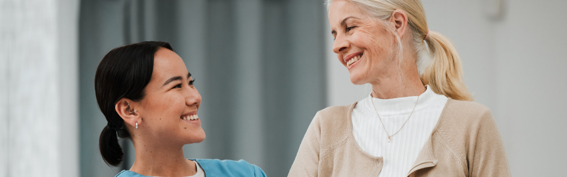 friendly caregiver